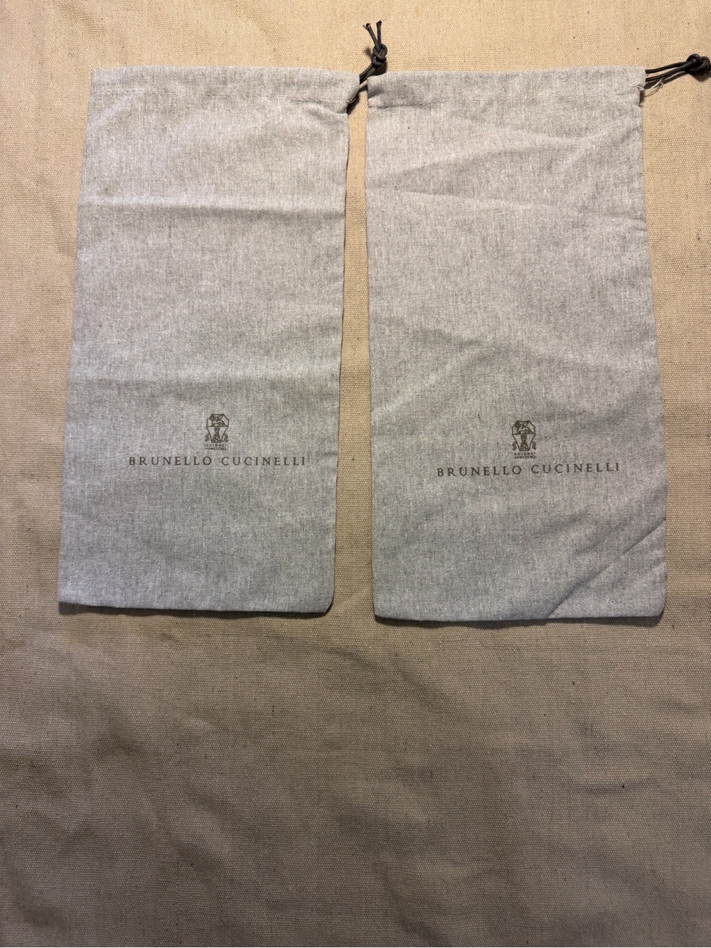 Brunello Cucinelli dust bags 15 x 8